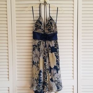 BCBG paris, silk halter dress size2